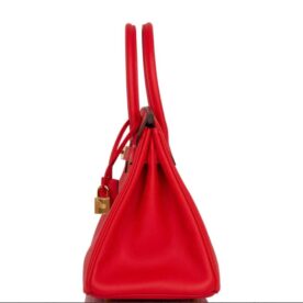 HERMES Birkin 30cm Bag Rouge Casaque Epsom Gold Hardware - Image 6